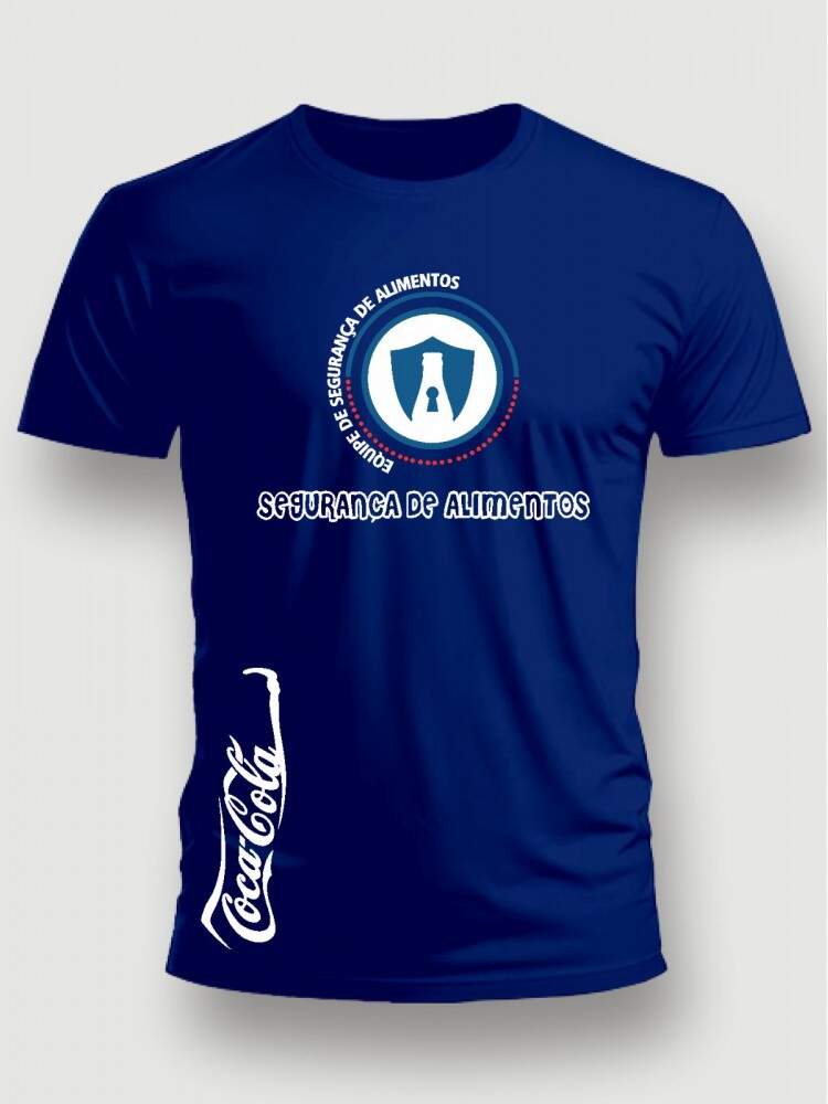 Camiseta personalizada impressão localizada frente e costas - MOD 10