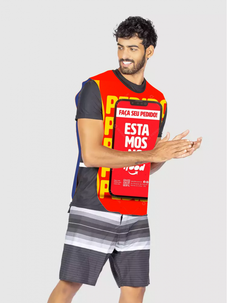 Colete personalizado impressão total MOD08
