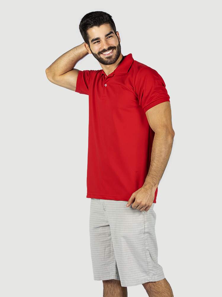 KIT 05 PEÇAS - CAMISA POLO MALHA PIQUET