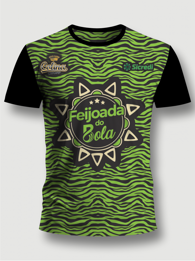 Camiseta personalizada impressão total frente e costas - MOD 18