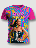 Camiseta personalizada impressão total frente e costas - MOD 24