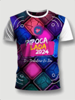 Camiseta personalizada impressão total frente e costas - MOD 19