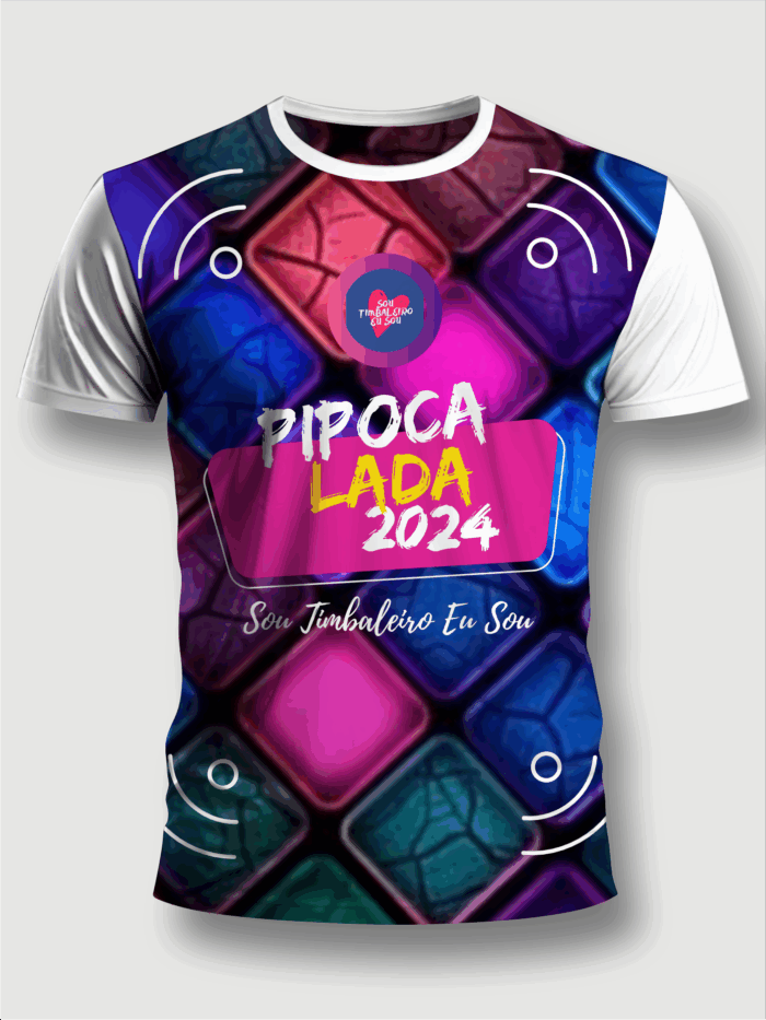 Camiseta personalizada impressão total frente e costas - MOD 19 - Imagem 1