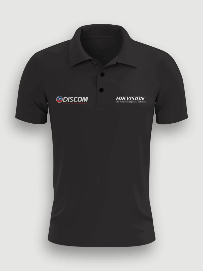 Camisa polo impressão localizada em ambos os peitos e costa lisa - MOD 02 - Imagem 1