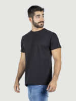 Camiseta algodão estonado PRETO - Imagem 2