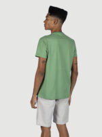 Camiseta algodão estonado VERDE - Imagem 2