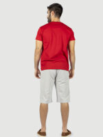 KIT 05 PEÇAS - CAMISETA 100% ALGODÃO PREMIUM VERMELHO - Imagem 2