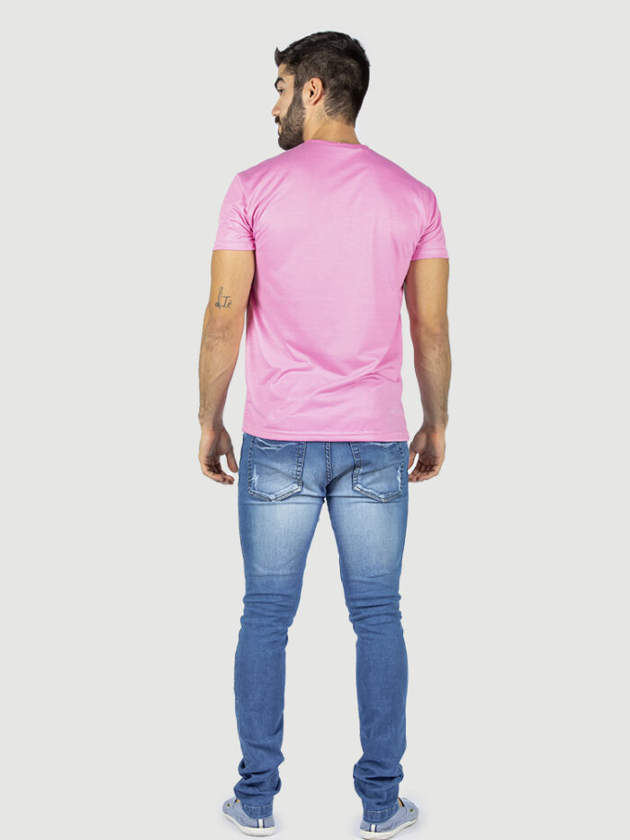 KIT 05 PEÇAS - CAMISETA MALHA PP ROSA - Imagem 2
