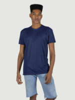 KIT 05 PEÇAS - CAMISETA MALHA PP AZUL MARINHO