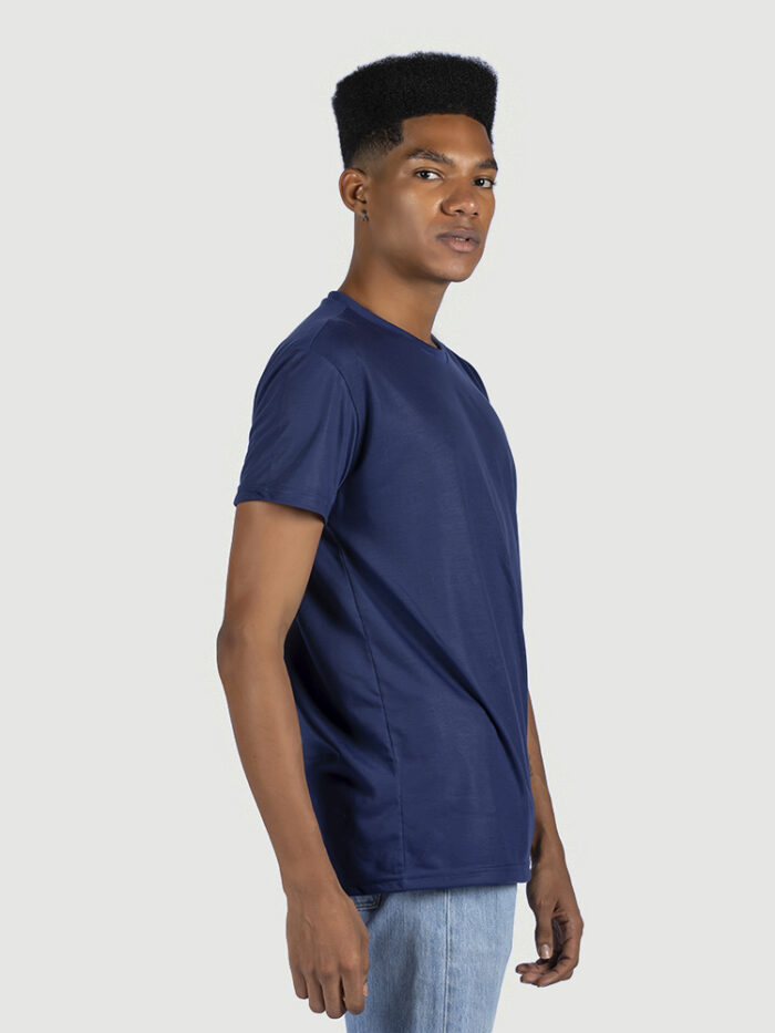 KIT 05 PEÇAS - CAMISETA MALHA PP AZUL MARINHO - Imagem 2