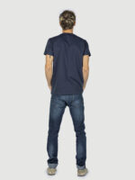 KIT 05 PEÇAS - CAMISETA 100% ALGODÃO PREMIUM AZUL MARINHO - Imagem 2