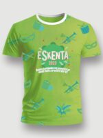 Camiseta personalizada impressão total frente e costas - MOD 16