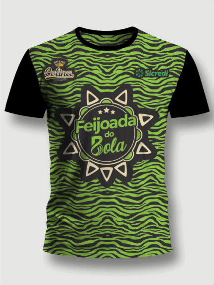 Camiseta personalizada impressão total frente e costas - MOD 18