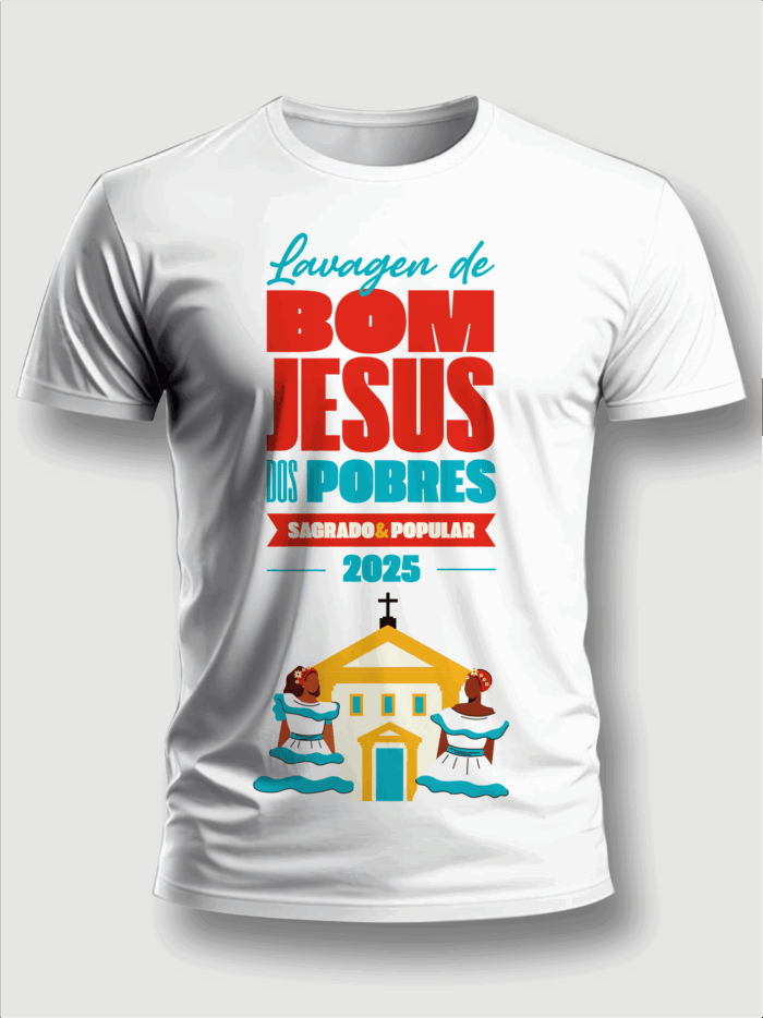 Camiseta personalizada impressão total frente e localizada costas - MOD 23 - Imagem 1