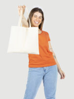 Ecobag Modelo Praia e Bolsa - Algodão Cru - Imagem 2