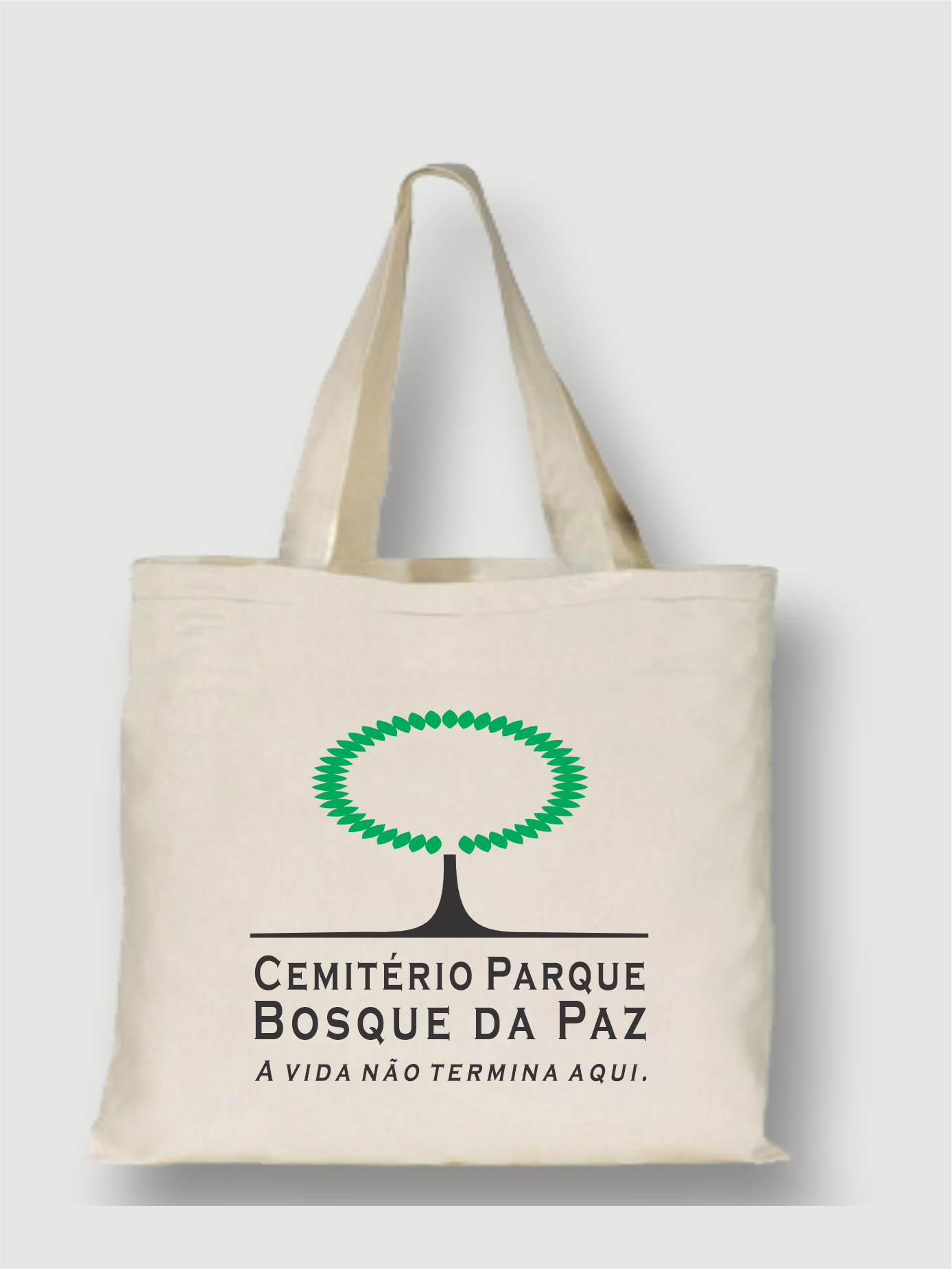 ecobag-algodao-cru-personalizada-bosquedapaz Ecobag impressão localizada frente 38x30cm - MOD 05 - Imagem 1