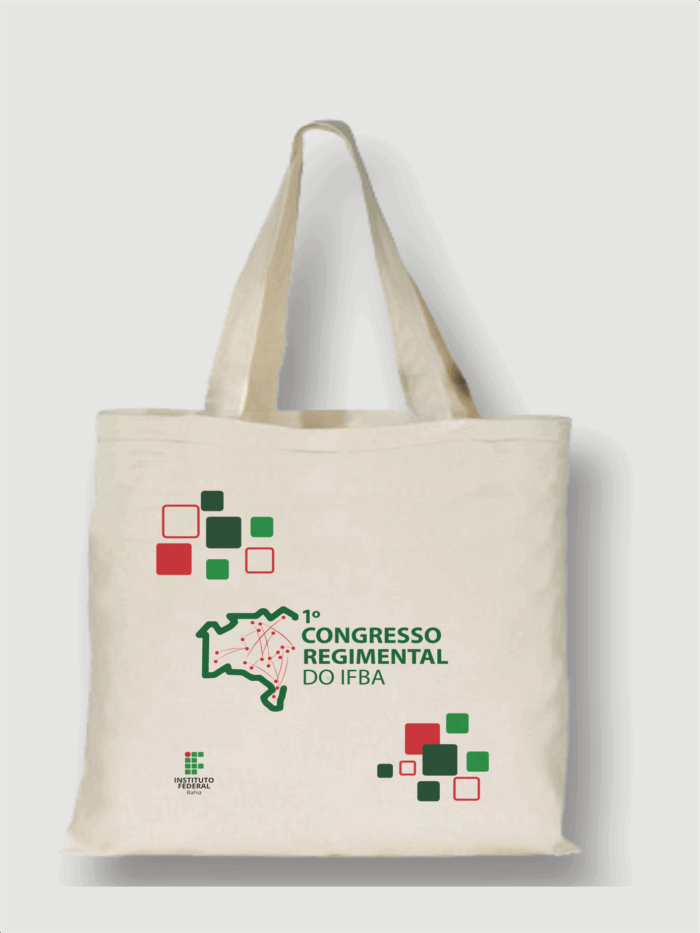 Ecobag impressão localizada frente 38x30cm - MOD 07 - Imagem 1