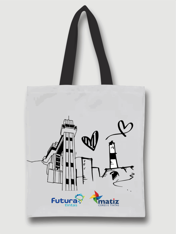 Ecobag impressão localizada frente 35x40cm - MOD 12 - Imagem 1