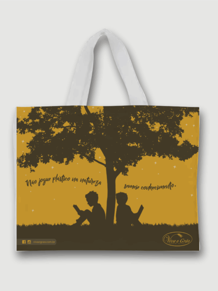Ecobag impressão total frente e verso 50x40cm - MOD 22